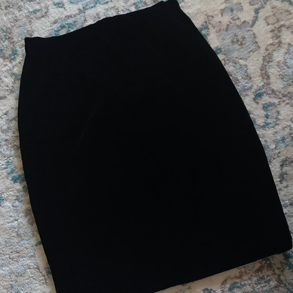Vintage victor costa velvet pencil skirt size 10